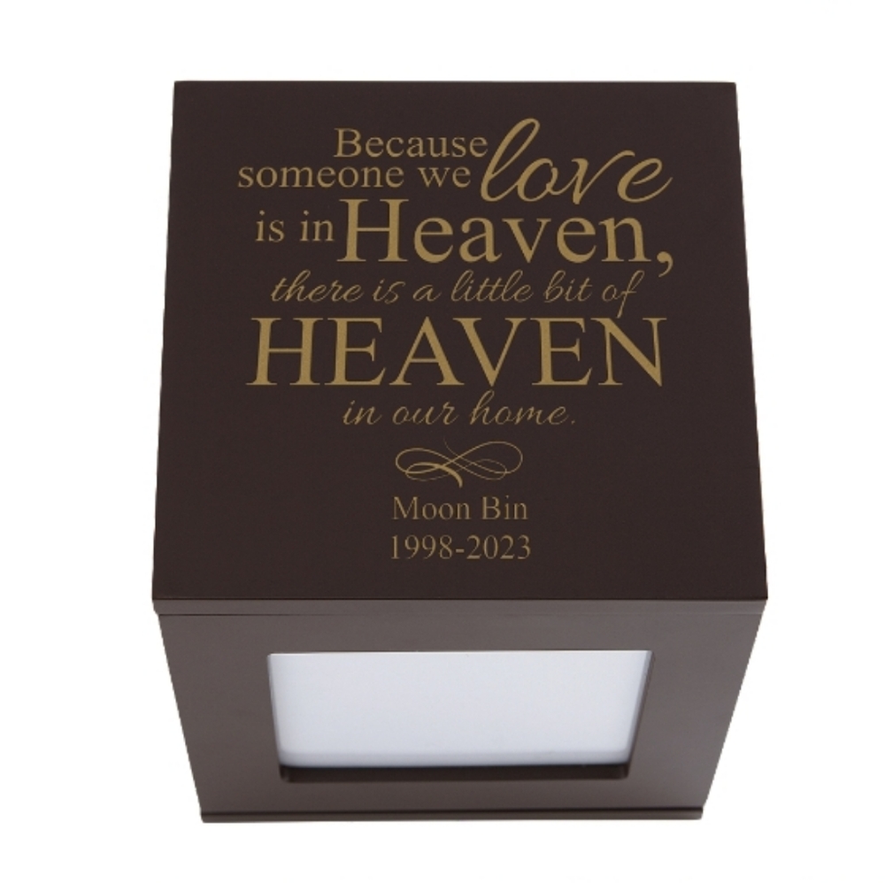 For Loved Ones In Haven Rotating Keepsake Box